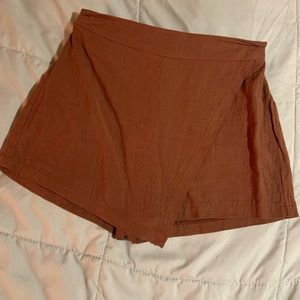 Casual and cute fall skort